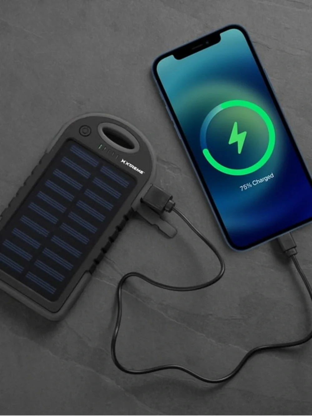 ⚜️Extreme Solar Powered Battery Bank – Portable Phone Charger! NWOT!
